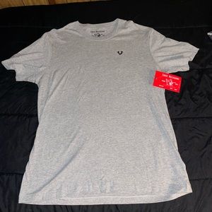 Grey True Religion Tee